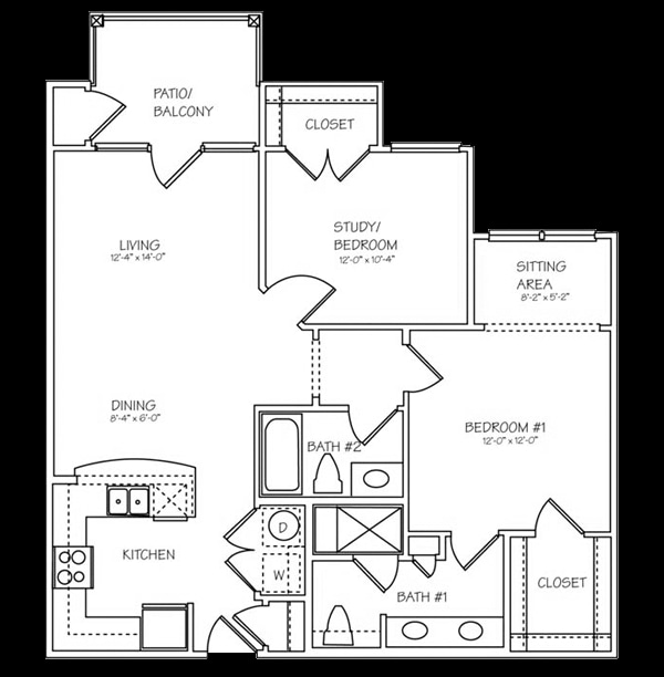 1BR/2BA - Atria Canyon Creek