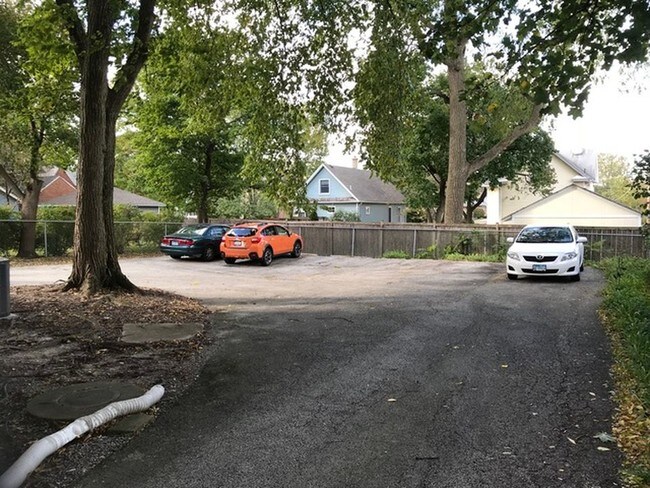 Parking lot in back. Two spaces per unit - 204 N Bothwell St