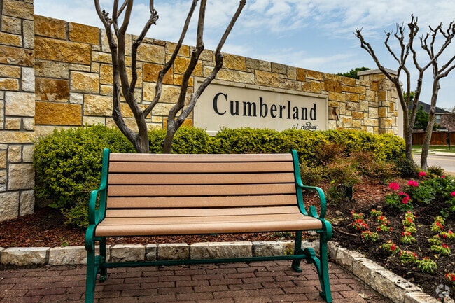 Take a Rest On Your Walk Through Cumberland Neighborhood in High Pointe in Cedar Hill TX
