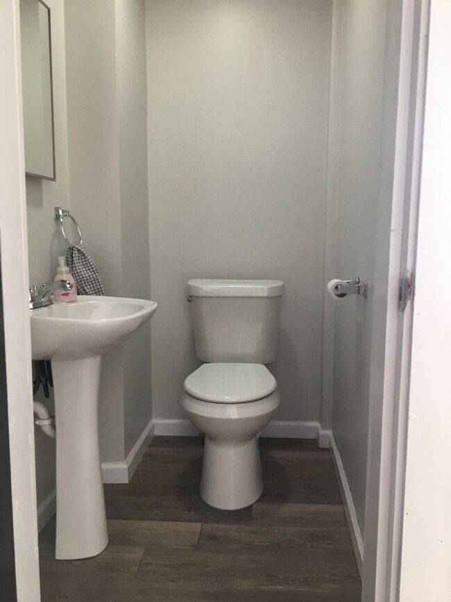 Half bath on first floor - 1318 Otter St