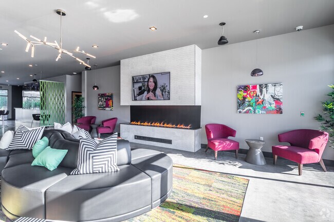 Sala de estar Mingle Resident - Wyncrest Apartments