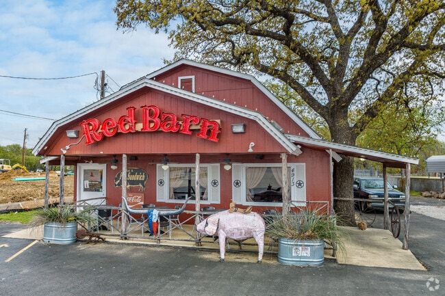 Red Barn Bar-B-Que is a casual counter-serve spot for authentic Texas barbecue in Colleyville.