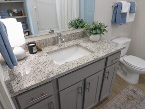 The Merlot: 1BR, 1BA- Bathroom - The Waters at McGowin