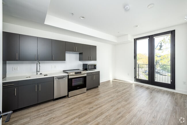 1BR, 1BA - 512SF - Kitchen - Bonsai Apartments