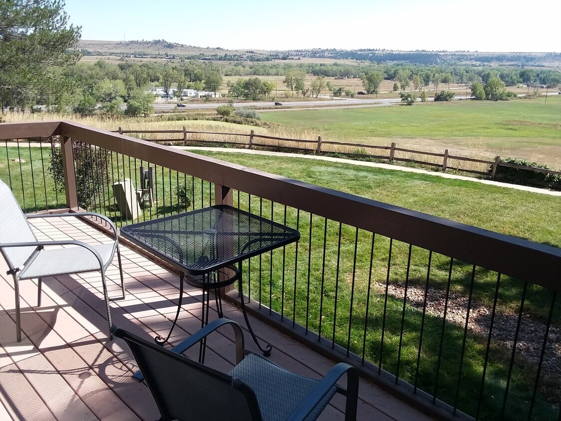 South East deck view from - 1640 Bradley Ct