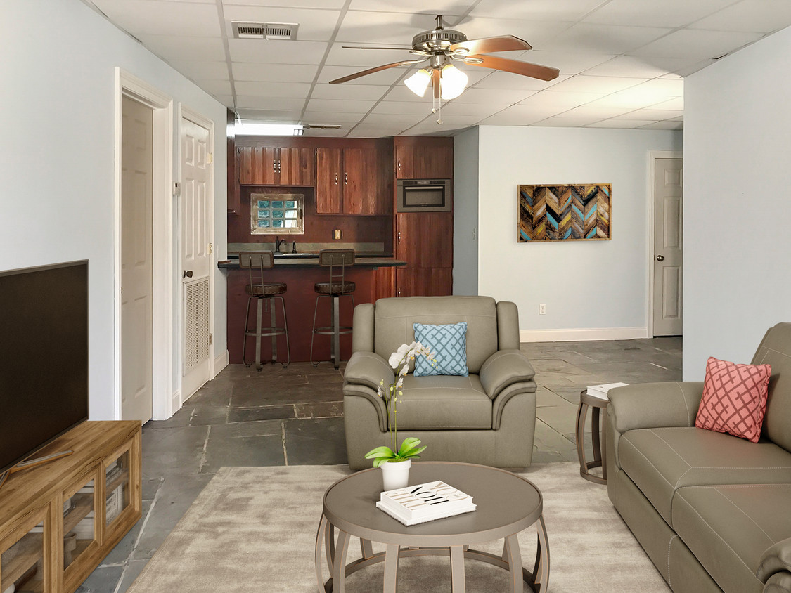 Living room and kitchen - 216 McKinley St