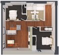 2 Bed 2 Bath A4.16