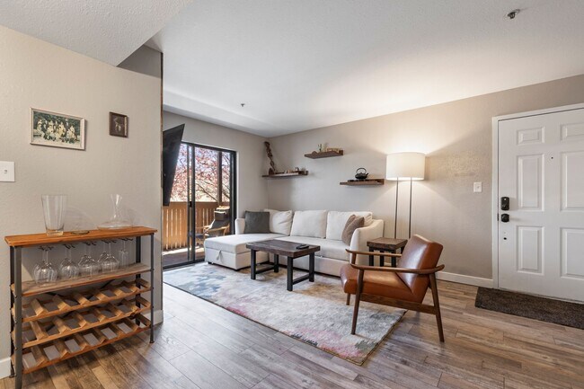 Building Photo - Convenient Location with Fireplace, Hot Tub and Pool and Clubhouse Studio / 1 Bathroom | FURNISHE...