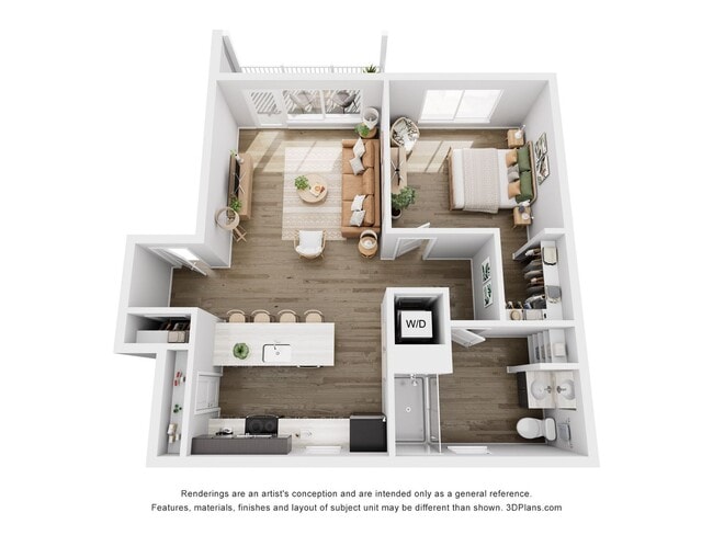 Interior Photo - ECOFlats at Log City