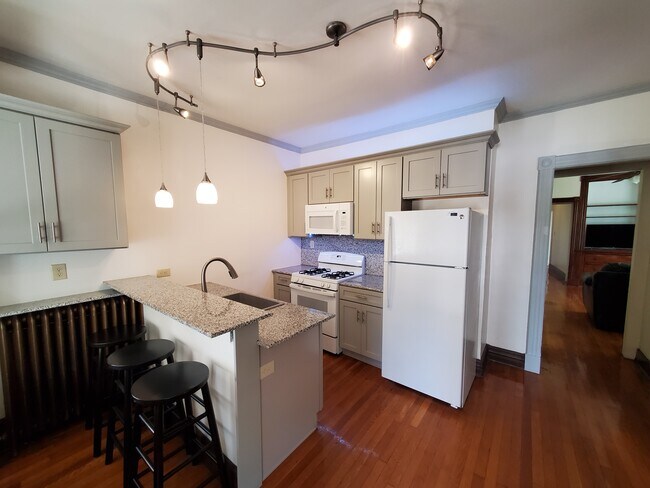 Cocina totalmente nueva, isla con asientos. - 534 Yates St
