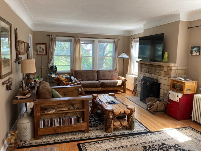 Living Room Fireplace - 3414 Humboldt Ave S