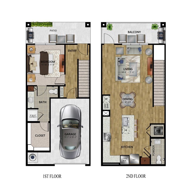 Plano de planta - Oasis @ Round Rock