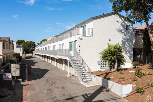 View from Street - Moss Street Townhomes