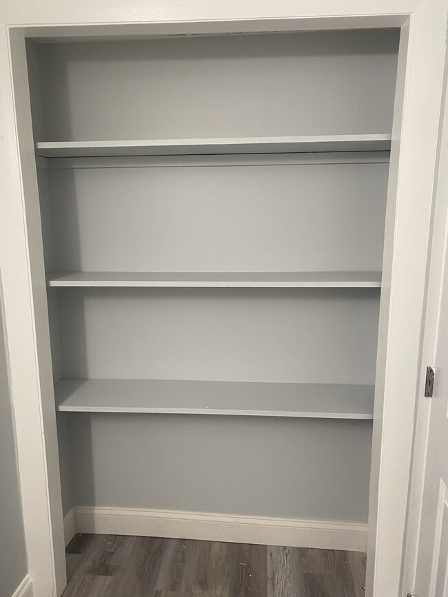 Bathroom storage - 93 Kimball Ave