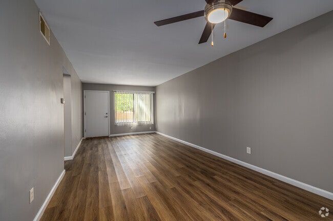 1BD, 1BA - Living Area - The Magnolia Apartment Homes