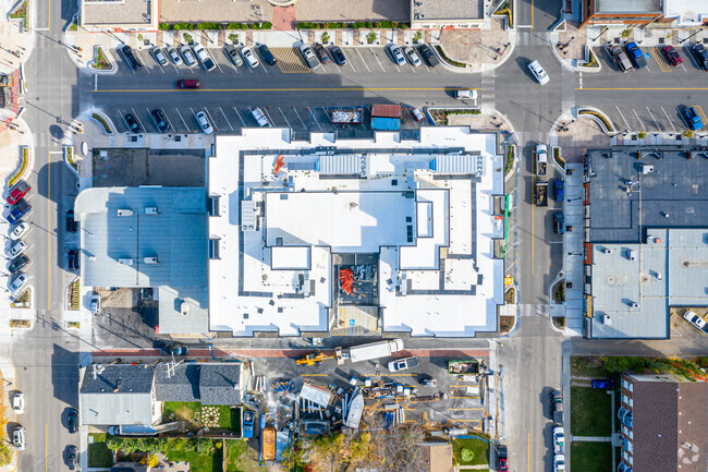 Aerial Photo - Three Robins Stony Plain