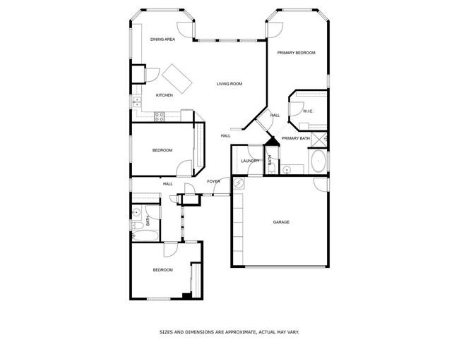 Foto del edificio - Single Story Split Floor plan 3 Bed, 2 Bat...