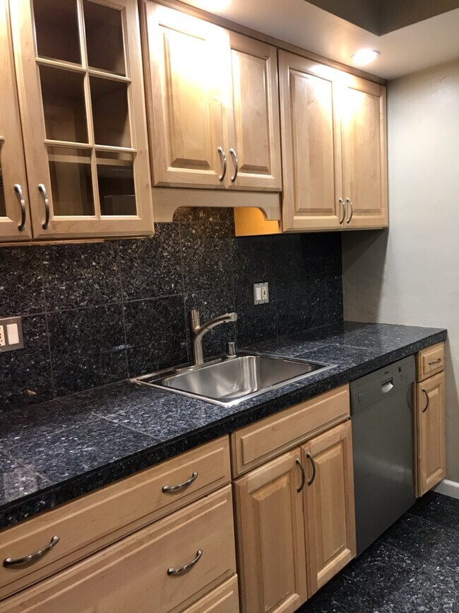large kitchen w/dishwasher and granite tops - 3431 Park Blvd
