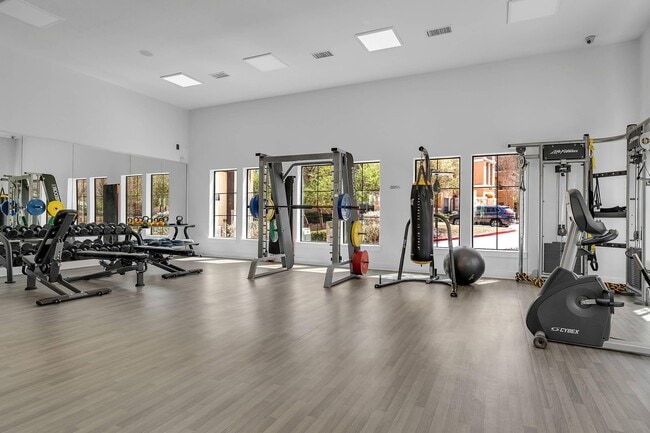 Fitness Center & Free Weights & TV at Mission Hills Apartments, San Antonio, Texas - Mission Hills Apartments