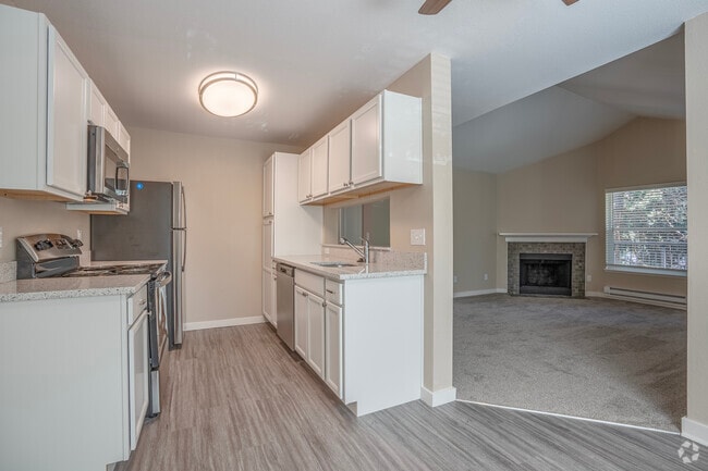 2BR, 2BA - 1052SF Kitchen - Hampshire Downs Apartments - North JFA2