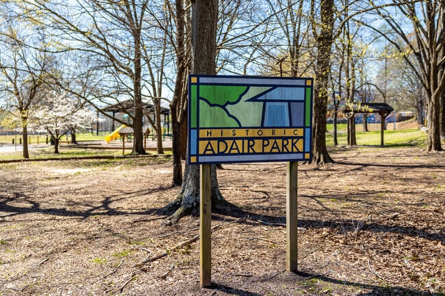Adair Park One entrance sign