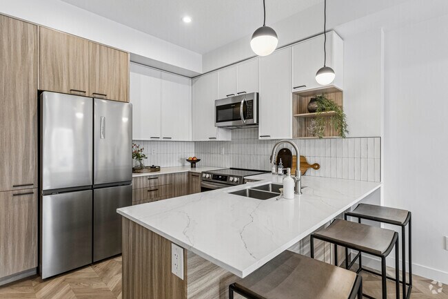1 chambre, 1 salle de bain - Cèdre - 59 m² - Cuisine - Edgeway Phase 2