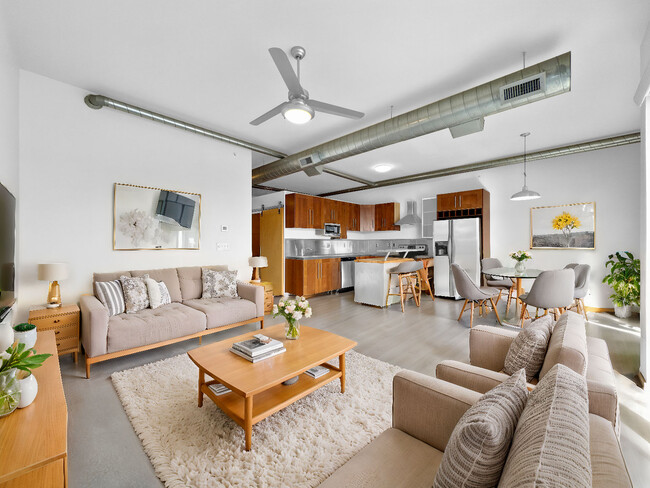 Living Room - Ingersoll Square Lofts