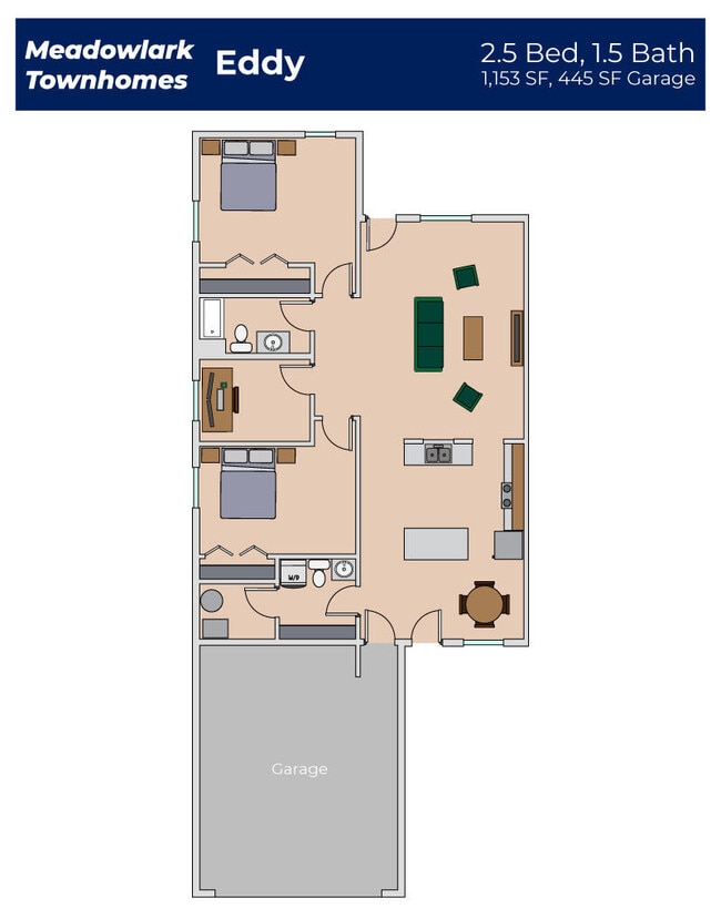 Floorplan - Meadow Lark Townhomes