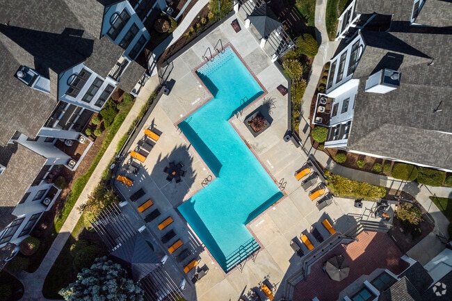 Aerial Pool - Huntington
