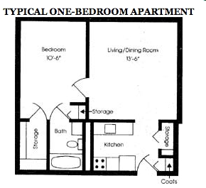 1BR/1BA - Garden Village Apartments