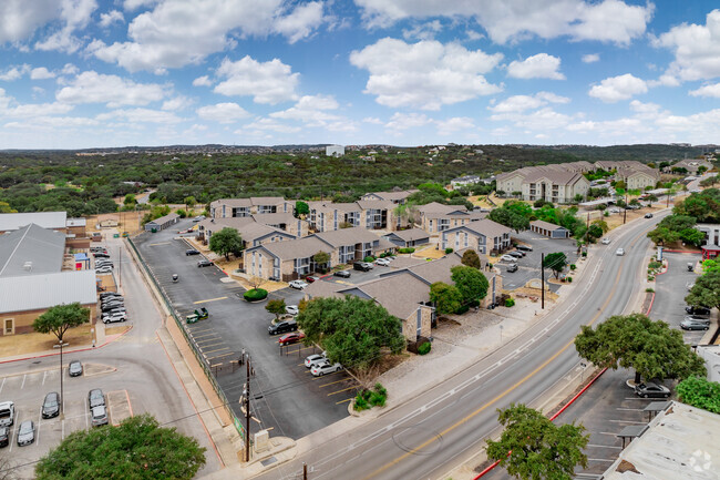 Aerial Context - Chase Hill Apartments