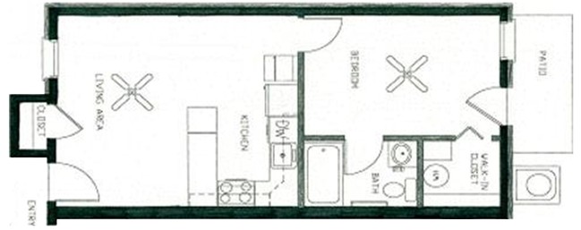 1HAB/1BA - Eagle Creek Townhouses