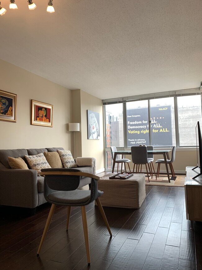 Living/dining room - 555 Massachusetts Ave NW