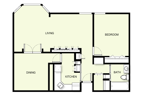 1BR/1BA - Solstice Senior Living at Palatine