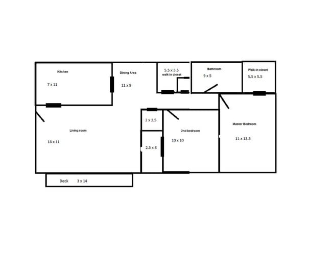 Sketch of unit - 5240 Emil Ave SW