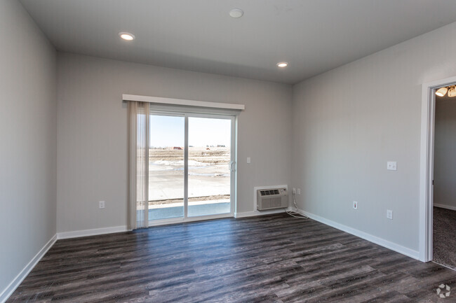 2BR - Living Room - The Allure at Rivers Edge