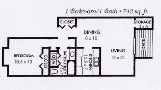 1HAB/1BA - Spring Mountain Apartments