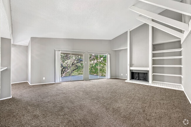 2BR, 2BA - 1,214SF - Living Room - Towne Center Apartments