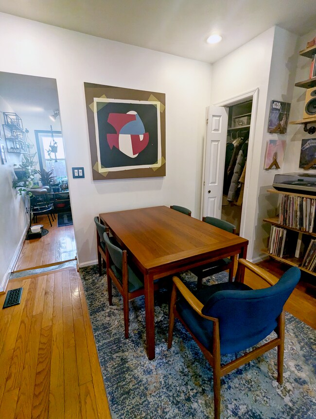 Large dining room with a coat closet - 1138 Day St