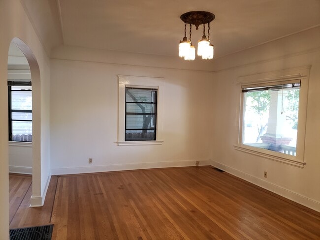 Living Room with Original Chandelier - 2623 H St