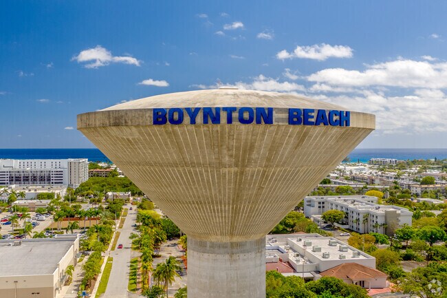 The Iconic Boynton Beach tower overlooking the Ocean in Boynton Beach, FL.