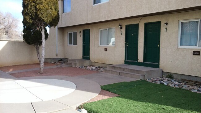 Outside front doors - 1418 E 21st St