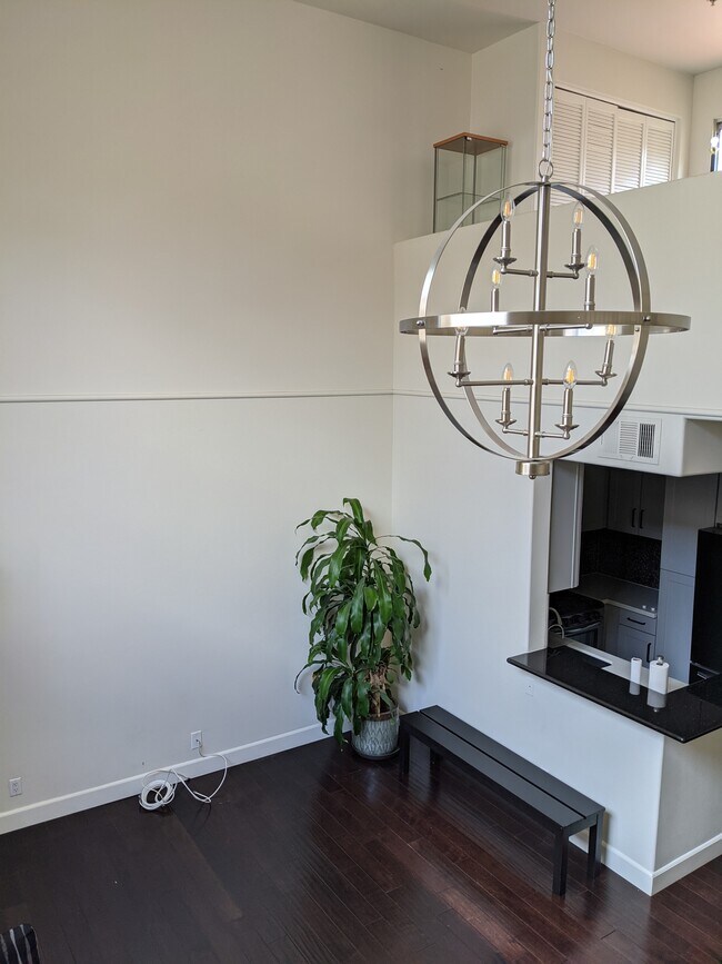 Living Room from Stairs - 7111 La Tijera Blvd