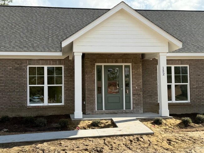 close up of front door after being painted - 132 Hargrove Dr House