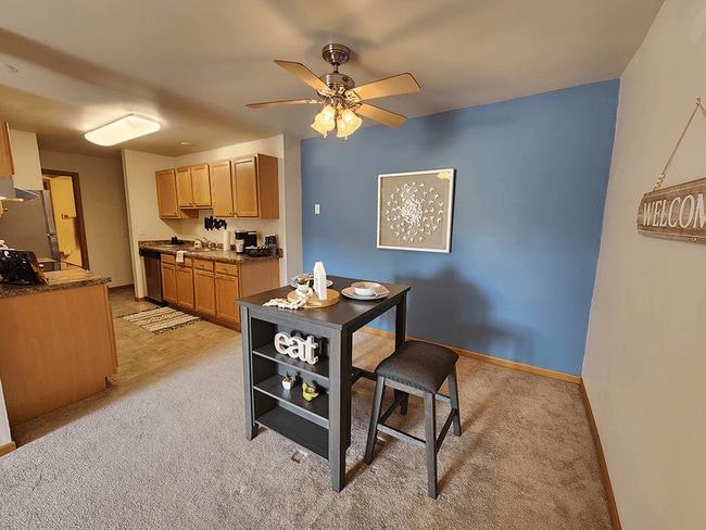 Connected Kitchen and Dining Area - Sun Valley