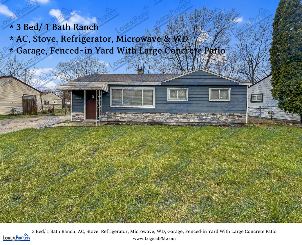 Primary Photo - 3/1 Ranch w/Stove,Fridge,Microwave,Stackbl...