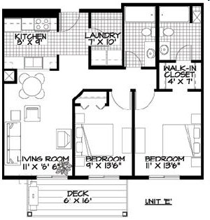 2HAB/2BA - Amber Fields Apartments