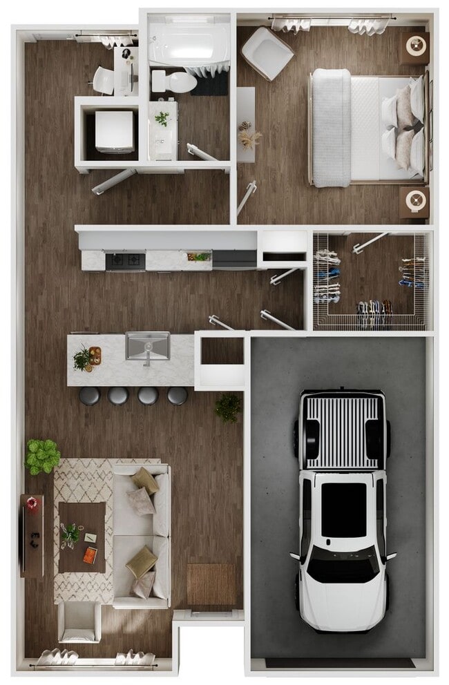 Building Photo - Luxury Living- One Bedroom with Garage and Fenced Backyard!