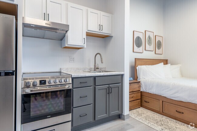 Estudio - 293 pies cuadrados - Cocina - 1101 E South River