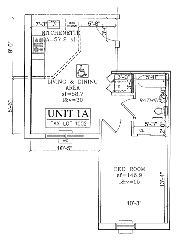 1BR/1BA - Sedgwick Condominium